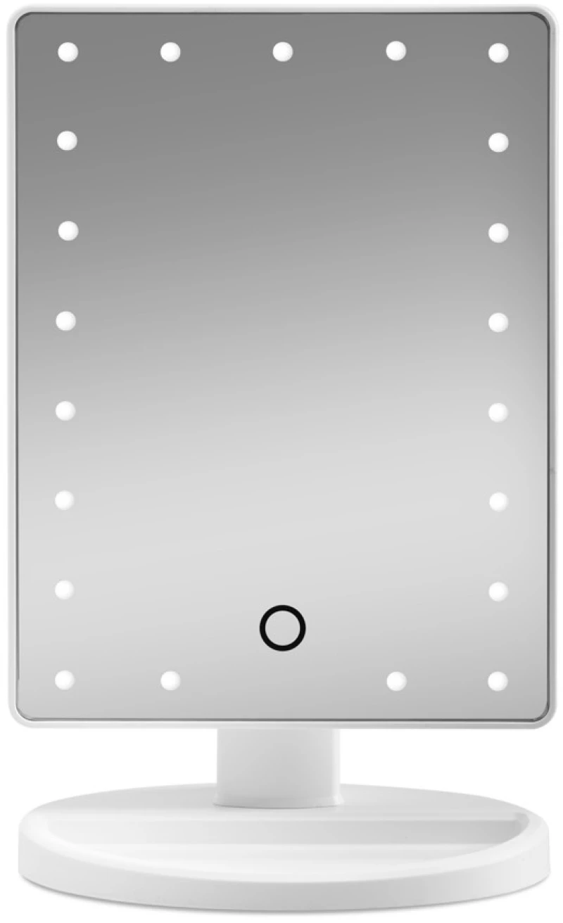 Gillian Jones - Makeup Mirror w. Heart LED Light & Touch Function White / Beauty
