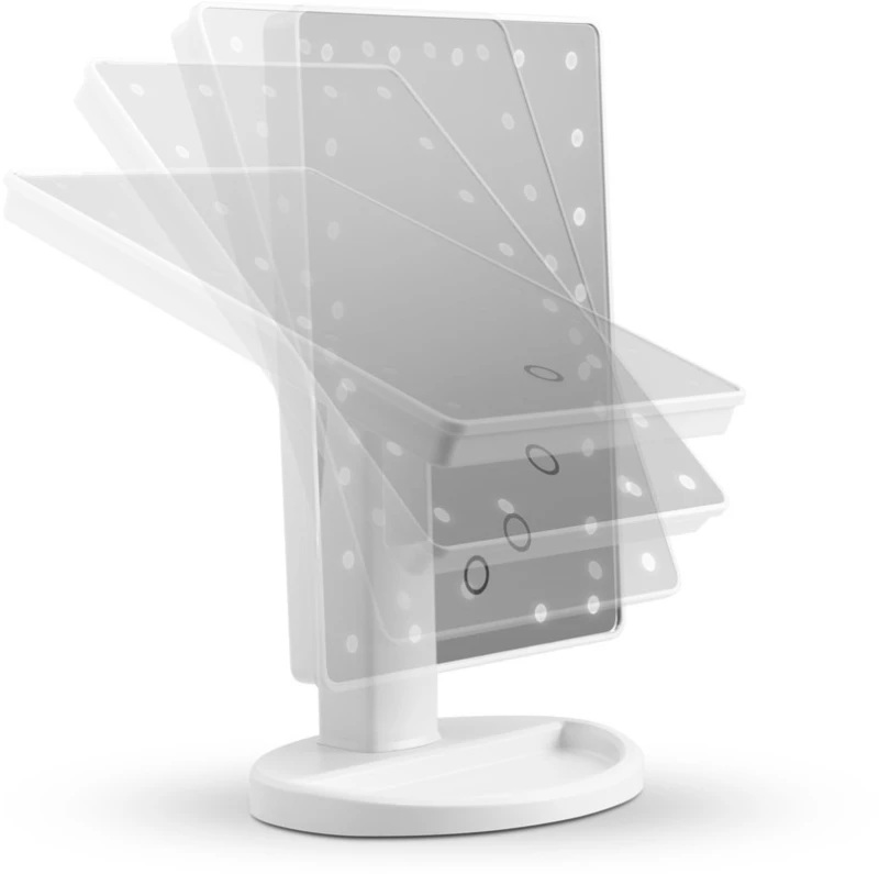 Gillian Jones - Makeup Mirror w. Heart LED Light & Touch Function White / Beauty