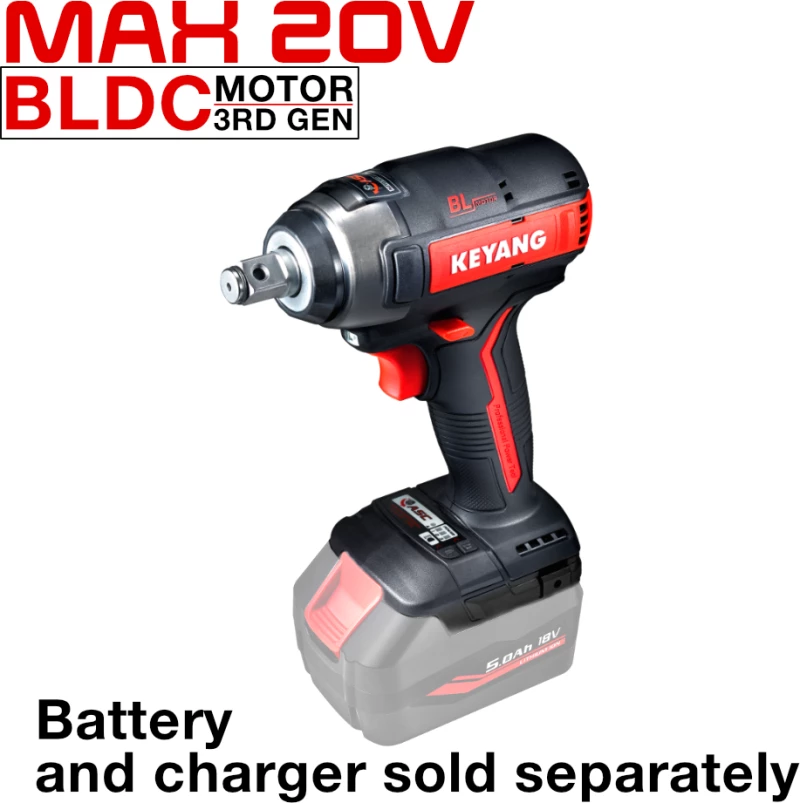 KEYANG BRUSHLESS ΠΑΛΜΙΚΟ ΜΠΟΥΛΟΝΟΚΛΕΙΔΟ ΜΠΑΤΑΡΙΑΣ 18V ΣΩΜΑ IW18BLA-B