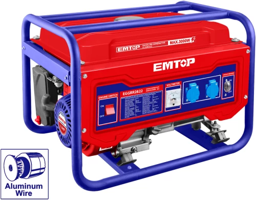 EMTOP ΓΕΝΝΗΤΡΙΑ ΒΕΝΖΙΝΗΣ ΤΕΤΡΑΧΡΟΝΗ 2,8KW, ΧΩΡΗΤΙΚΟΤΗΤΑ 210CC EGGRR2822