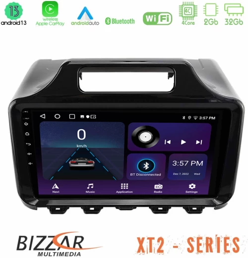 Bizzar XT2 Series Toyota iQ 2008 – 2015 4Core Android13 2+32GB Navigation Multimedia Tablet 9″