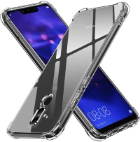 Techsuit - Shockproof Clear Silicone - Huawei Mate 20 Lite - Clear