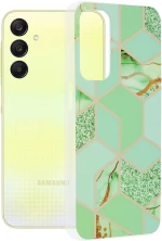 Techsuit - Marble Series - Samsung Galaxy A25 5G - Green Hex