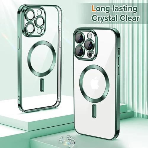 Techsuit - Luxury Crystal MagSafe - iPhone 13 Pro Max - Deep Green