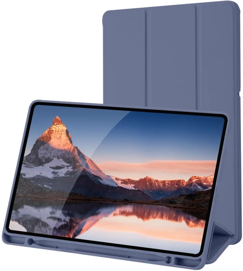 Techsuit - Flex Trifold (with Pencil Holder) - Samsung Galaxy Tab S6 Lite (2020/2022/2024) - Purple