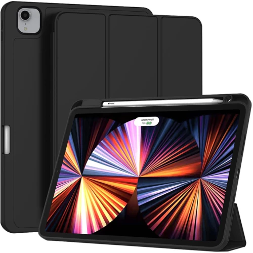 Techsuit - Flex Trifold (with Pencil Holder) - iPad Pro 11 (2018 / 2020 / 2021 / 2022) - Black