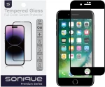 Hardy Glass Sonique Premium Series HD Full Cover 9H Apple iPhone 7 Plus / iPhone 8 Plus Μαύρο
