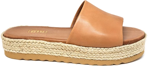 Bigshoes GA0214-09 Δερμάτινo Mule Ταμπά