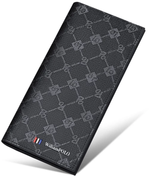 Ανδρικό πορτοφόλι PVC William Polo 221585 black