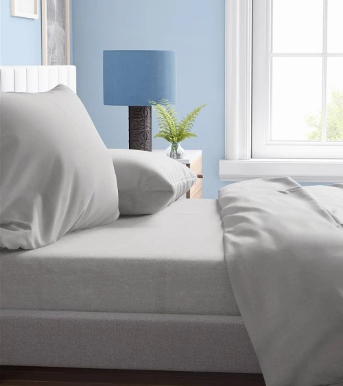 Σεντόνι Υπέρδιπλο (220x240) Solid 496 Elephant βαμβακερό DimCol