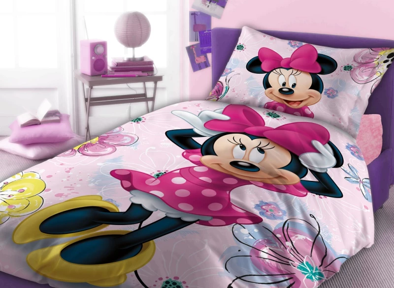 Πάπλωμα Μονό (160x240) βαμβακερό Minnie 851 Disney DimCol