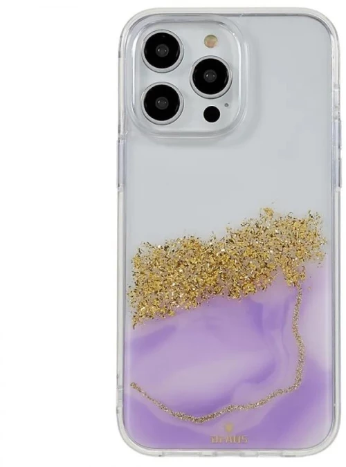 DFANS DESIGN Dua Color Starlight Shining Θήκη Σιλικόνης Apple iPhone 13 Pro Μωβ