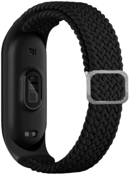Fabric Band Xiaomi Mi Band 3/4/5/6/7 Μαύρο