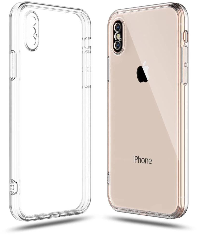 iPhone Xs Max Transparent Case with Camera Protection