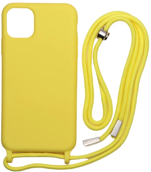 Technovo Silicone Case Lace Apple iPhone 12 Mini Κίτρινη