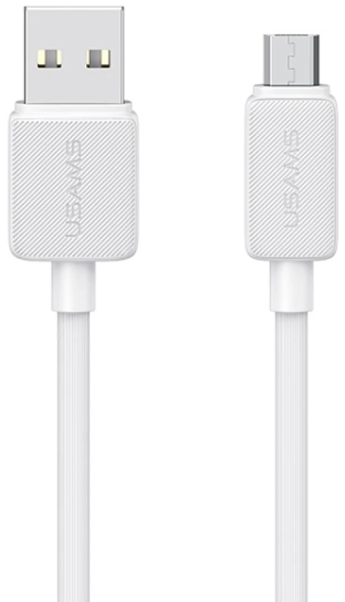 USAMS καλώδιο micro USB σε USB US-SJ690, 10W, 480Mbps, 1m, λευκό