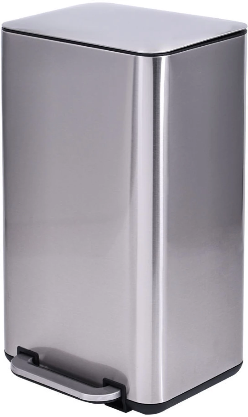 ESTIA ΚΑΔΟΣ ΑΠΟΡΡΙΜΑΤΩΝ CUBIC SOFT CLOSE 30lt ΙΝΟΞ