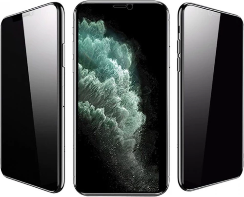 Privacy Full Glue Tempered Glass iPhone 14 Pro Max Μαύρο