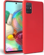 Samsung A51 Θήκη Σιλικόνης Κόκκινη