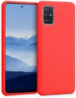 Samsung A51 Θήκη Σιλικόνης Κόκκινη