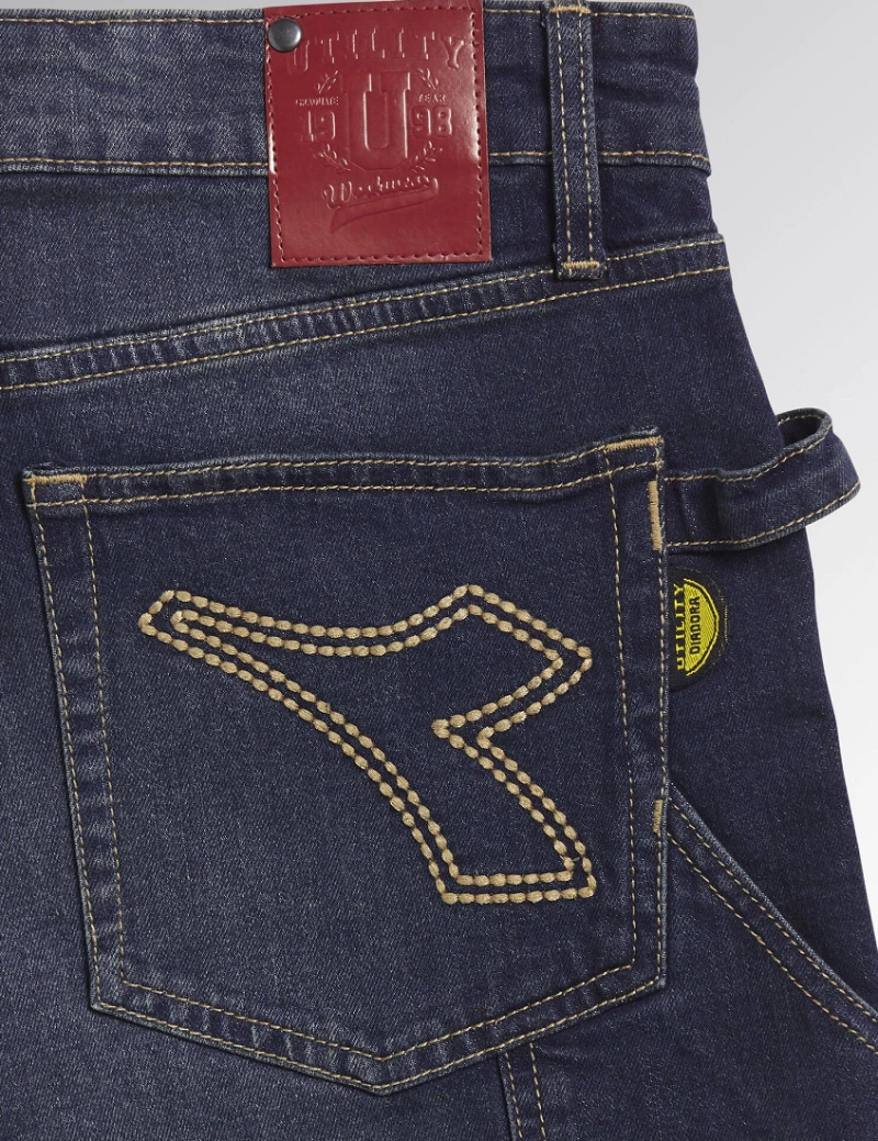 Ελαστική Denim Cargo Βερμούδα Εργασίας - Diadora Bermuda Stone