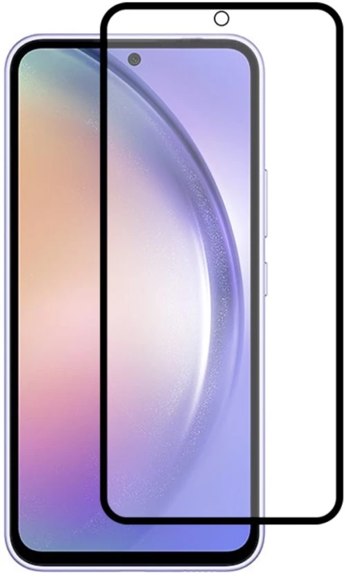 Full Cover MatteTempered Glass Αντιχαρακτικό Τζάμι Προστασίας για Samsung Galaxy A54 5G - Black OEM
