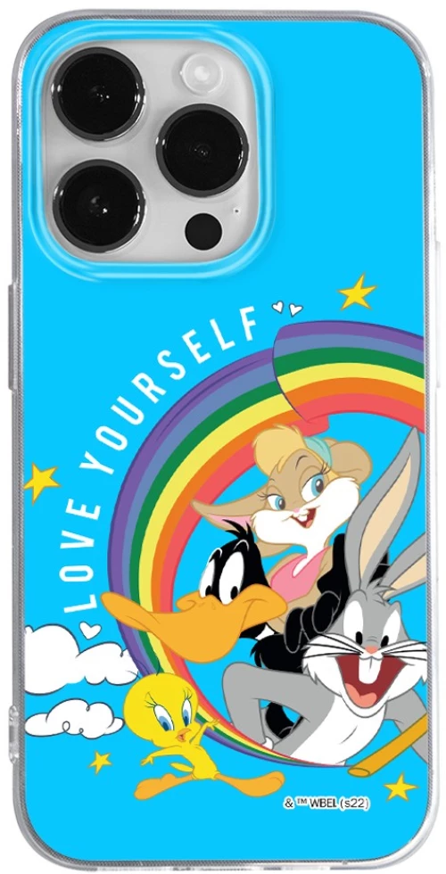 Ert Group® Looney Tunes Full Print Θήκη για iPhone 15 Pro Max-Blue