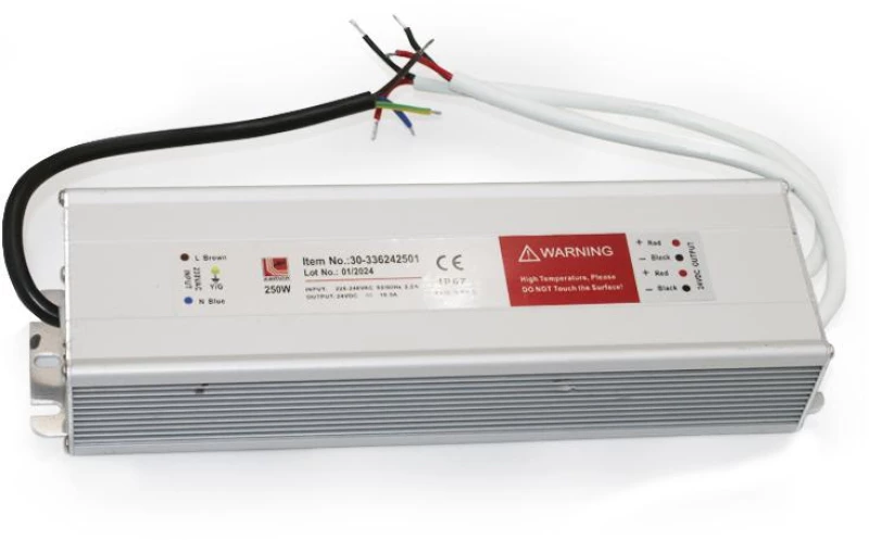 Adeleq Τροφοδοτικό Στεγανό Για Ταινίες LED 240V/24VDC 250W IP67 30-336242501