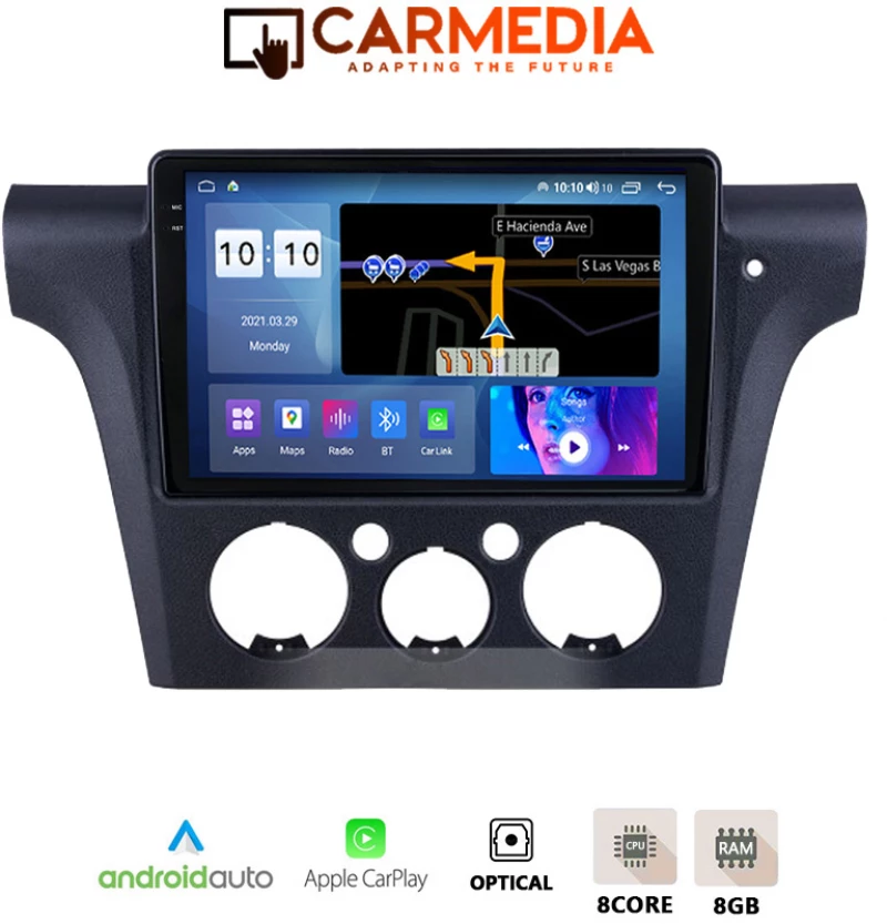 CARMEDIA CM81036-13 PLUS TABLET 10.36'' OEM MITSUBISHI OUTLANDER 2001-2005 CLIMA
