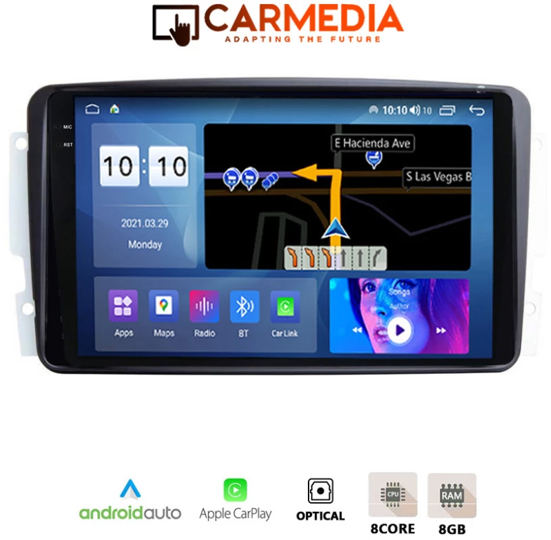 CARMEDIA CM8095-13 PLUS TABLET 9.5'' OEM MERCEDES CLK (W209) 2000-2004