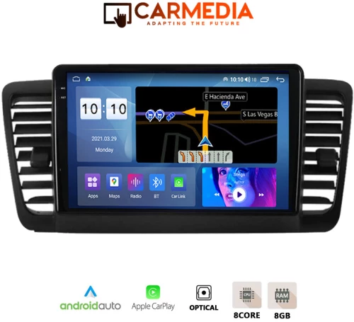 CARMEDIA CM8095-13 PLUS TABLET 9.5'' OEM SUBARU LEGACY-OUTBACK 2002-2008