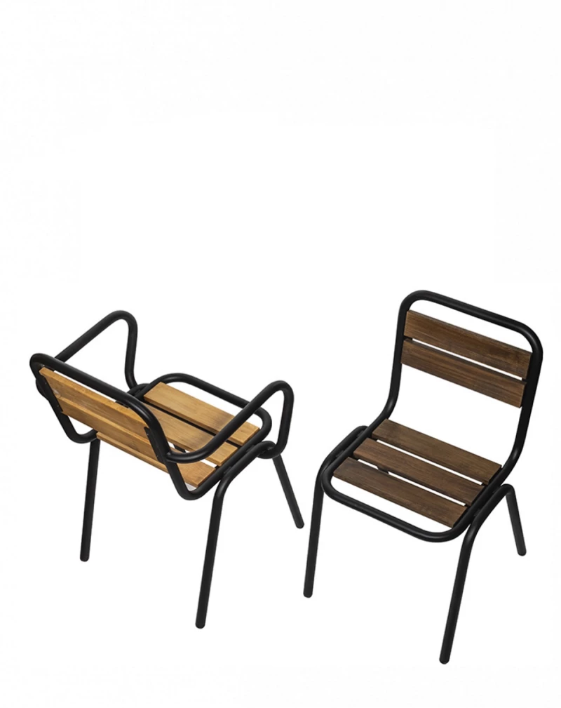 Texas Chair - Μέταλλο - 48x45x82 cm