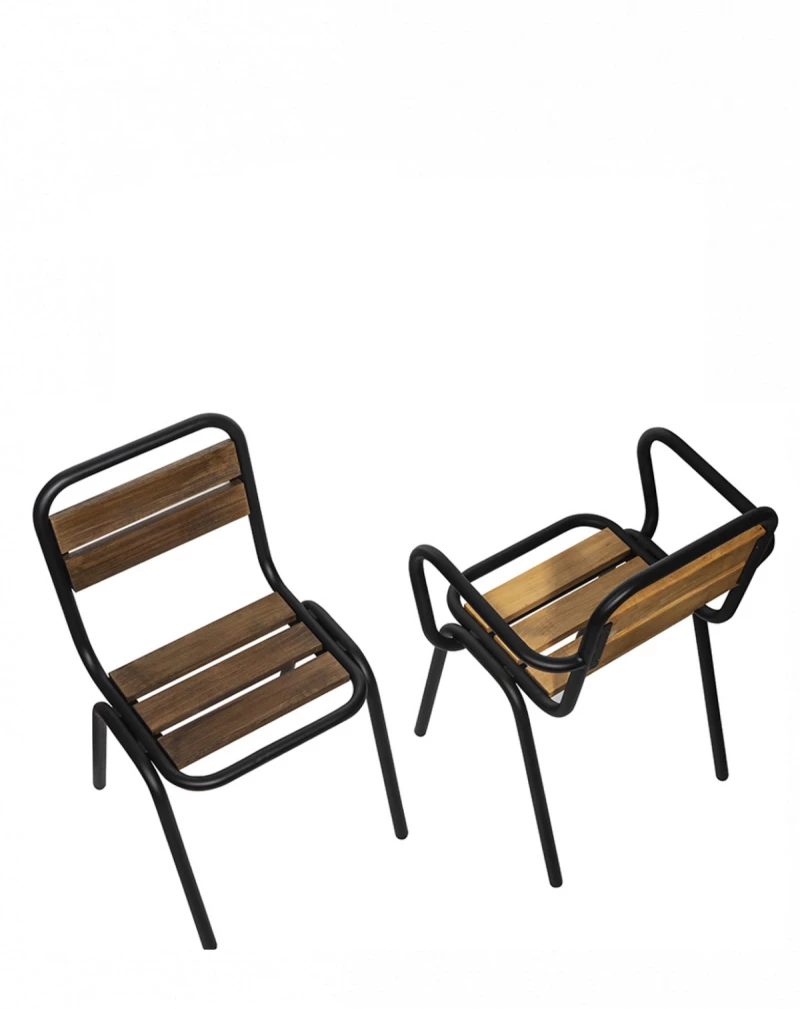 Texas Chair - Μέταλλο - 48x45x82 cm