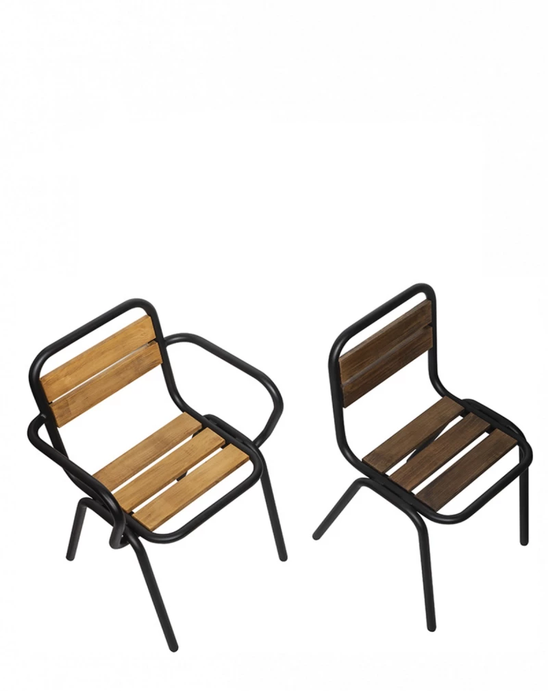 Texas Chair - Μέταλλο - 48x45x82 cm