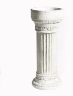 Supergreens Ανθοστήλη Τσιμεντένια Μπεζ 35x35x86 εκ.