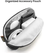 Tomtoc Recycled Sleeve - Σετ Θήκη Versatile A13 για MacBook Pro 16" και Accessory Pouch Θήκη για Αξεσουάρ - Black (A13-E11D)
