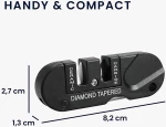 KW Survival Knife Sharpener - Ακονιστήρι Χειρός για Μαχαίρια - Black (59257.01)