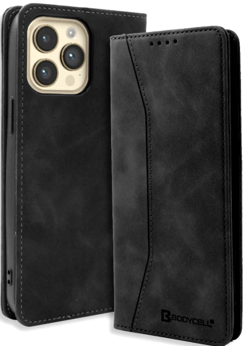Bodycell Θήκη - Πορτοφόλι Apple iPhone 14 Pro Max - Black (5206015014680)
