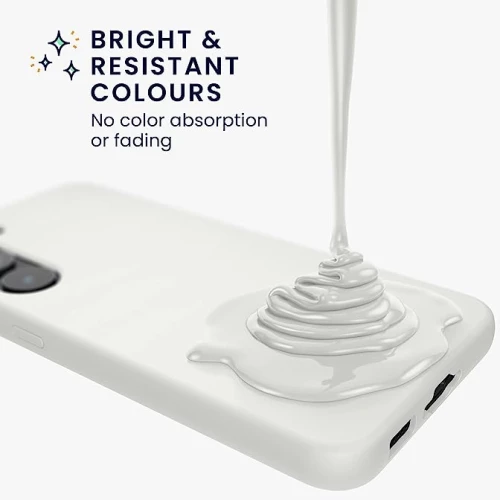 KWmobile Soft Flexible Rubber Cover - Θήκη Σιλικόνης Samsung Galaxy S23 - White Matte (60273.48)