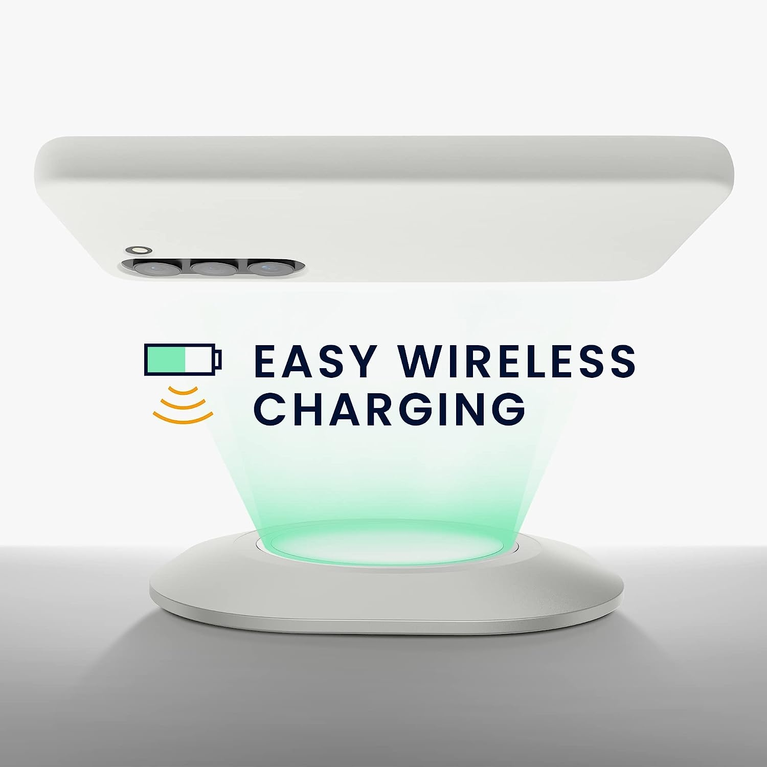 KWmobile Soft Flexible Rubber Cover - Θήκη Σιλικόνης Samsung Galaxy S23 - White Matte (60273.48)