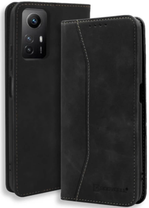 Bodycell Θήκη - Πορτοφόλι Xiaomi Redmi Note 12S - Black (5206015021596)