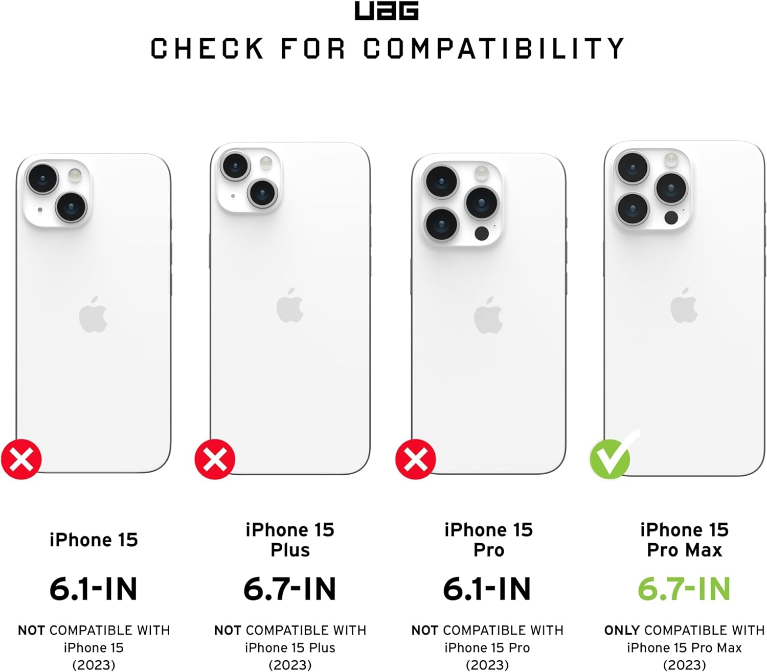 UAG Monarch - Ανθεκτική Θήκη Apple iPhone 15 Pro Max - Kevlar Elemental Green (11429811397B)