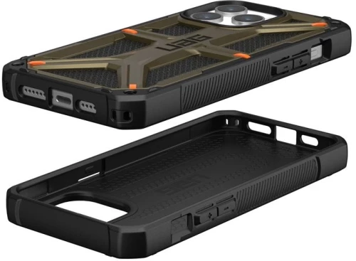 UAG Monarch - Ανθεκτική Θήκη Apple iPhone 15 Pro Max - Kevlar Elemental Green (11429811397B)