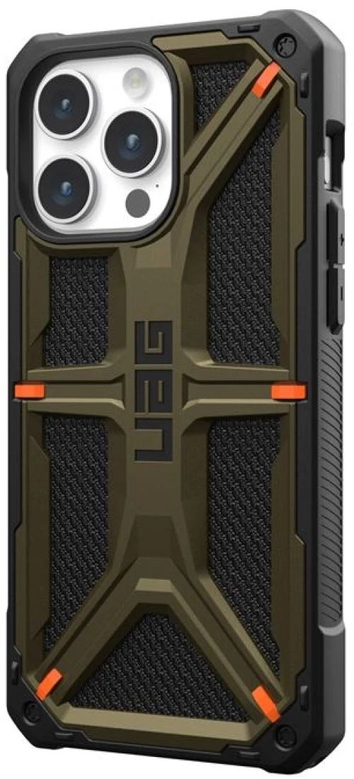 UAG Monarch - Ανθεκτική Θήκη Apple iPhone 15 Pro Max - Kevlar Elemental Green (11429811397B)