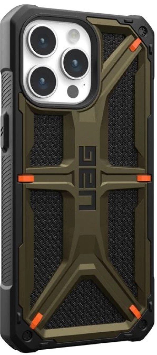 UAG Monarch - Ανθεκτική Θήκη Apple iPhone 15 Pro Max - Kevlar Elemental Green (11429811397B)