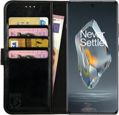 PU Θήκη Πορτοφόλι - OnePlus 12R - Rosso Element - Black (8719246446252)