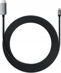 Satechi USB-C To HDMI 2.1 8K Cable - Καλώδιο Type-C (male) σε HDMI 2.1 8K (male) - 200cm - Space Grey (ST-YH8KCM)