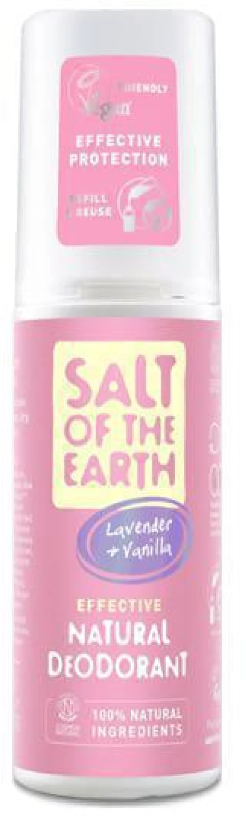 SALT OF THE EARTH vegan natural deodorant spray lavender & vanilla αποσμητικό σπρέι, 100ml