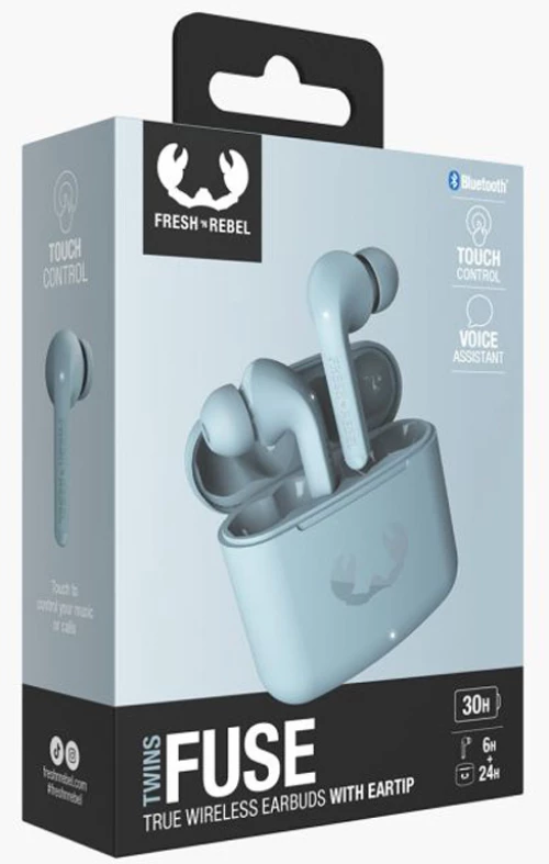 FRESH n REBEL ΑΚΟΥΣΤΙΚΑ TWINS FUSE TRUE WIRELESS DUSKY BLUE (#957010)