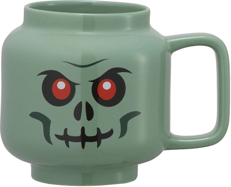 LEGO® ΚΕΡΑΜΙΚΗ ΚΟΥΠΑ 255ml ΜΙΚΡΗ ΚΕΦΑΛΙ GREEN SKELETON (#40460808)